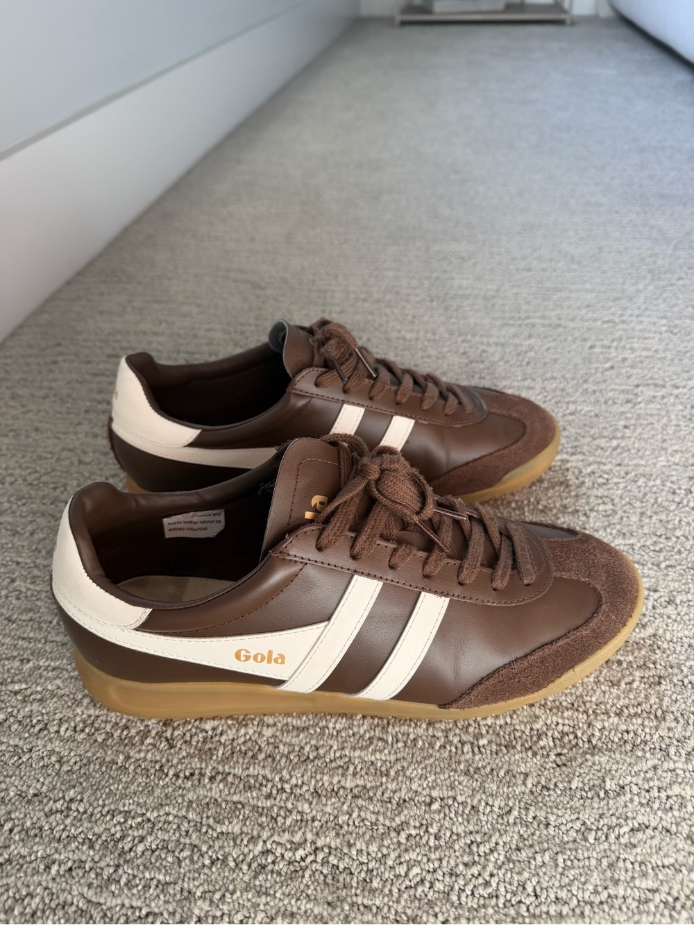 Gola x Anthropologie Chocolate Brown Exclusive Torpedo Sneakers Shoes sz 10